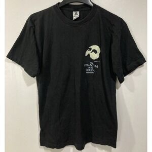 Rare VTG DEWYNTERS The Phantom of the‎ Opera London 1988 T Shirt 80s SMALL